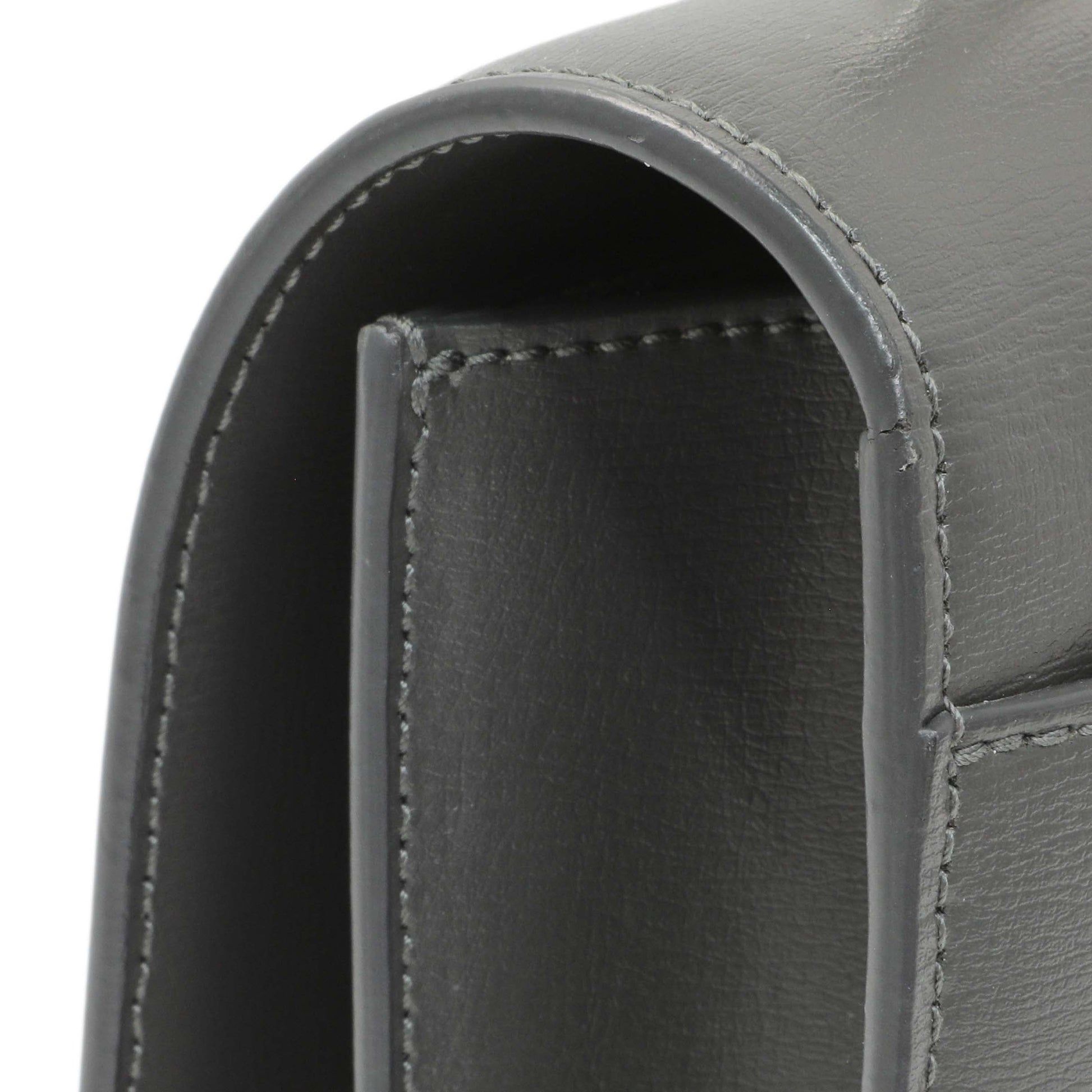 Exclusive Saint Laurent Grey Calfskin Medium Monogram Sunset — Alternate View 8