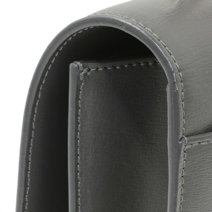 Exclusive Saint Laurent Grey Calfskin Medium Monogram Sunset — Alternate View 8