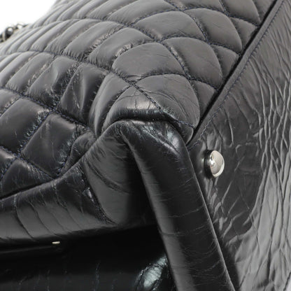 Exclusive Chanel Glazed Calfskin Quilted Large Mademoiselle Bowling Bag — Lifestyle View