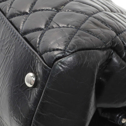 Exclusive Chanel Glazed Calfskin Quilted Large Mademoiselle Bowling Bag — Alternate View 7