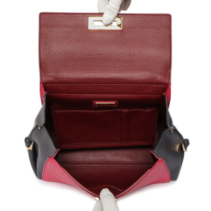Exclusive Salvatore Ferragamo Multicolor Calfskin Sofia Shoulder Bag — Alternate View 8