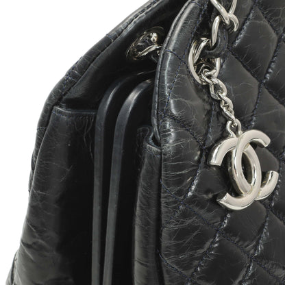Exclusive Chanel Glazed Calfskin Quilted Large Mademoiselle Bowling Bag — Alternate View 11