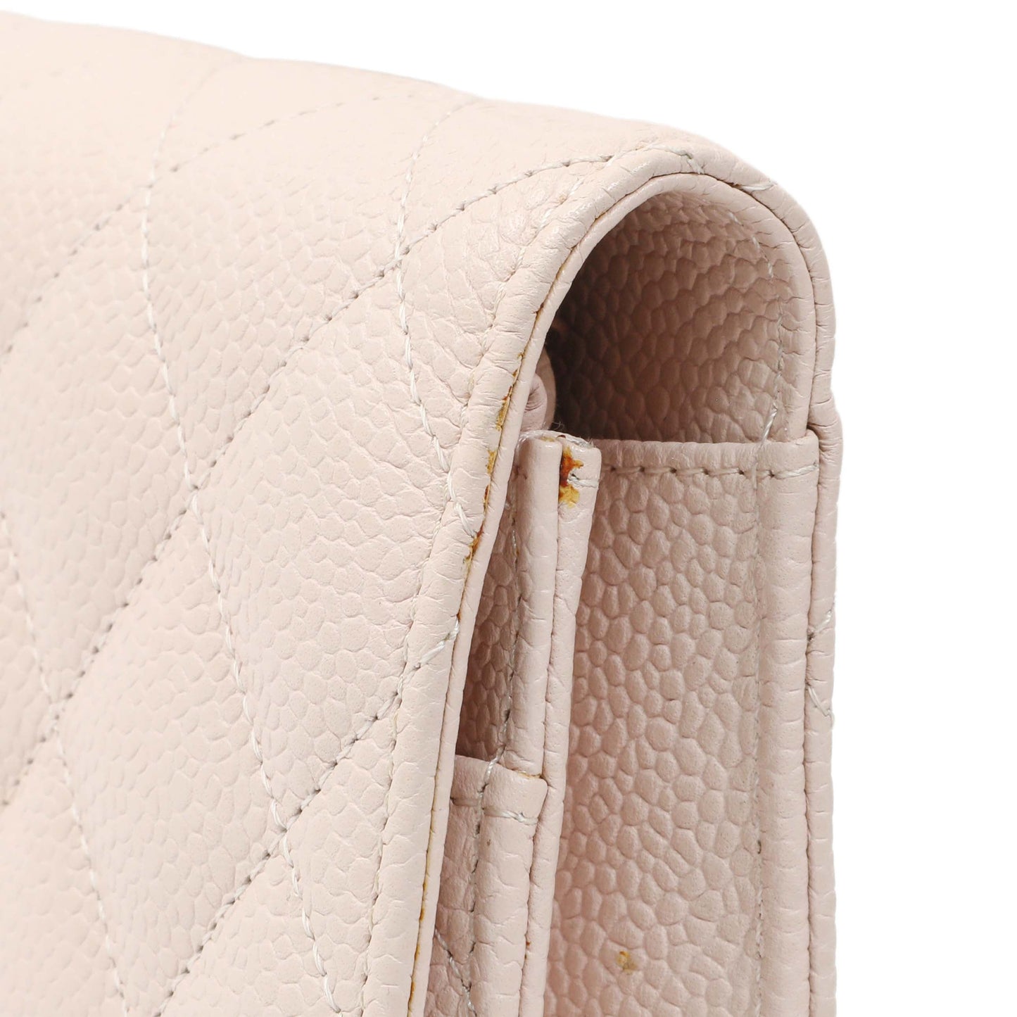 Exclusive Chanel Pink Quilted Caviar Wallet on Chain — Alternate View 7