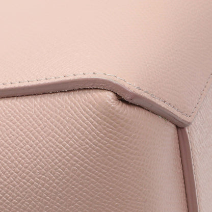 Exclusive Celine Pink Grained Calfskin Micro Belt Bag — Lifestyle View