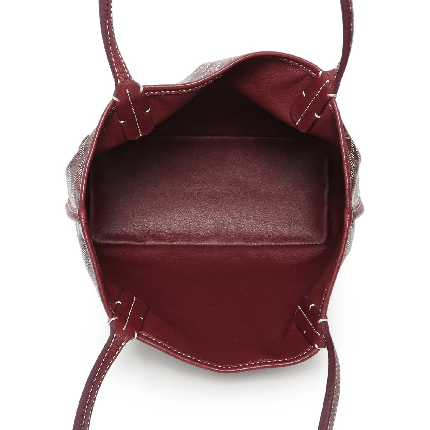 Exclusive Goyard Burgundy Goyardine Reversible Mini Anjou — Alternate View 8