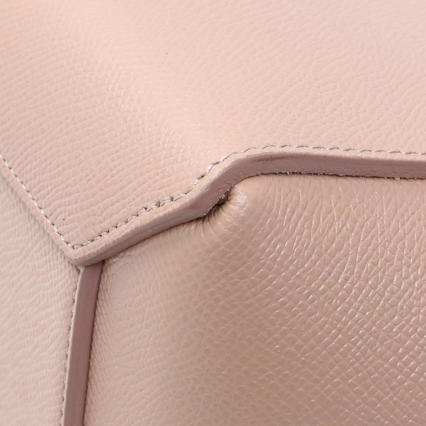 Exclusive Celine Pink Grained Calfskin Micro Belt Bag — Alternate View 7