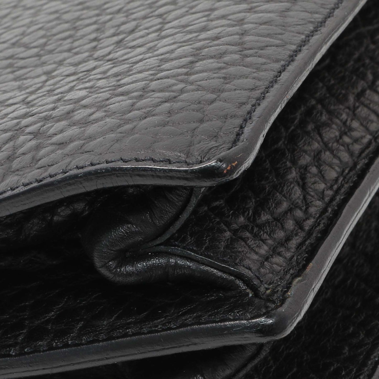 Exclusive Prada Black Calfskin Berlino Sound Semitracolla Bag — Lifestyle View