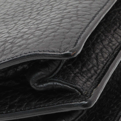 Exclusive Prada Black Calfskin Berlino Sound Semitracolla Bag — Lifestyle View