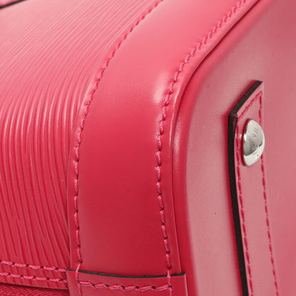 Exclusive Louis Vuitton Rose Pondicherry Epi Jacquard Alma BB — Top View