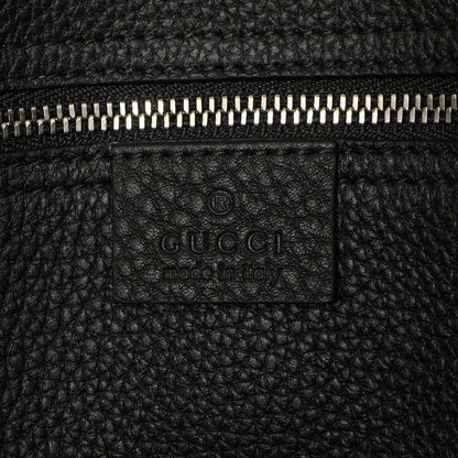 Exclusive Gucci Black Soft Calfskin Medium Jackie Top Handle Bag — Detail View