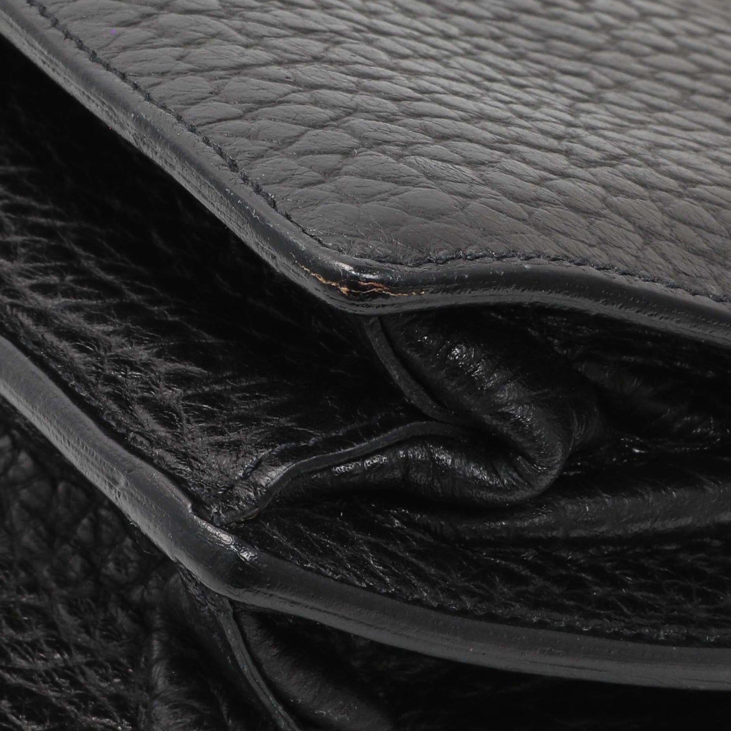 Exclusive Prada Black Calfskin Berlino Sound Semitracolla Bag — Alternate View 7