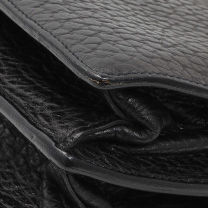 Exclusive Prada Black Calfskin Berlino Sound Semitracolla Bag — Alternate View 7