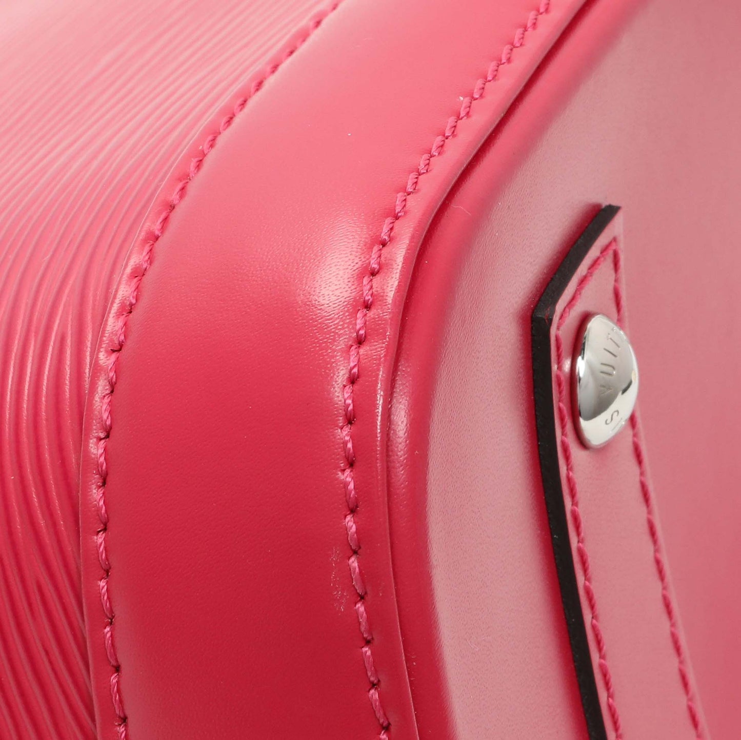 Exclusive Louis Vuitton Rose Pondicherry Epi Jacquard Alma BB — Lifestyle View