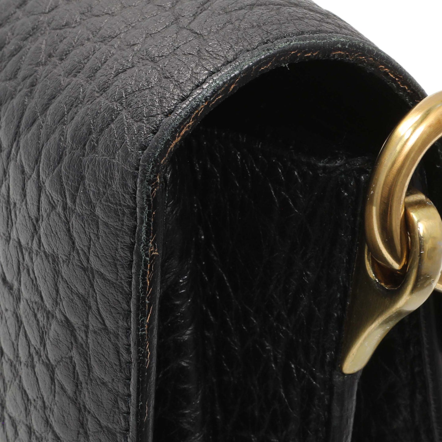 Exclusive Prada Black Calfskin Berlino Sound Semitracolla Bag — Alternate View 10