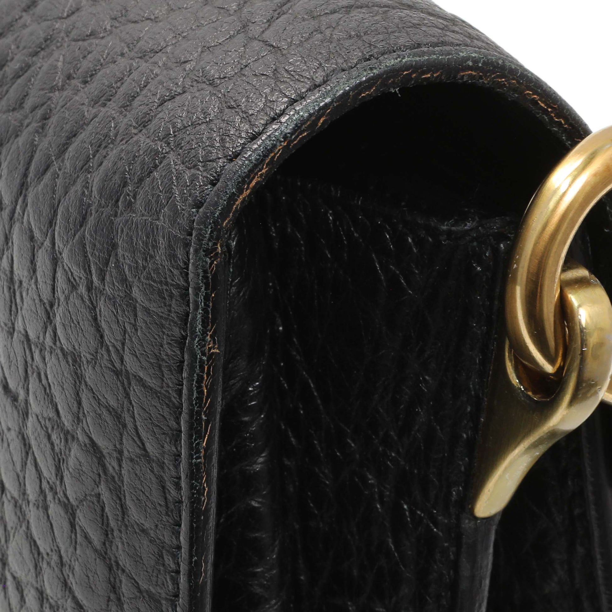 Exclusive Prada Black Calfskin Berlino Sound Semitracolla Bag — Alternate View 10