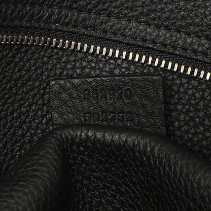 Exclusive Gucci Black Soft Calfskin Medium Jackie Top Handle Bag — Lifestyle View