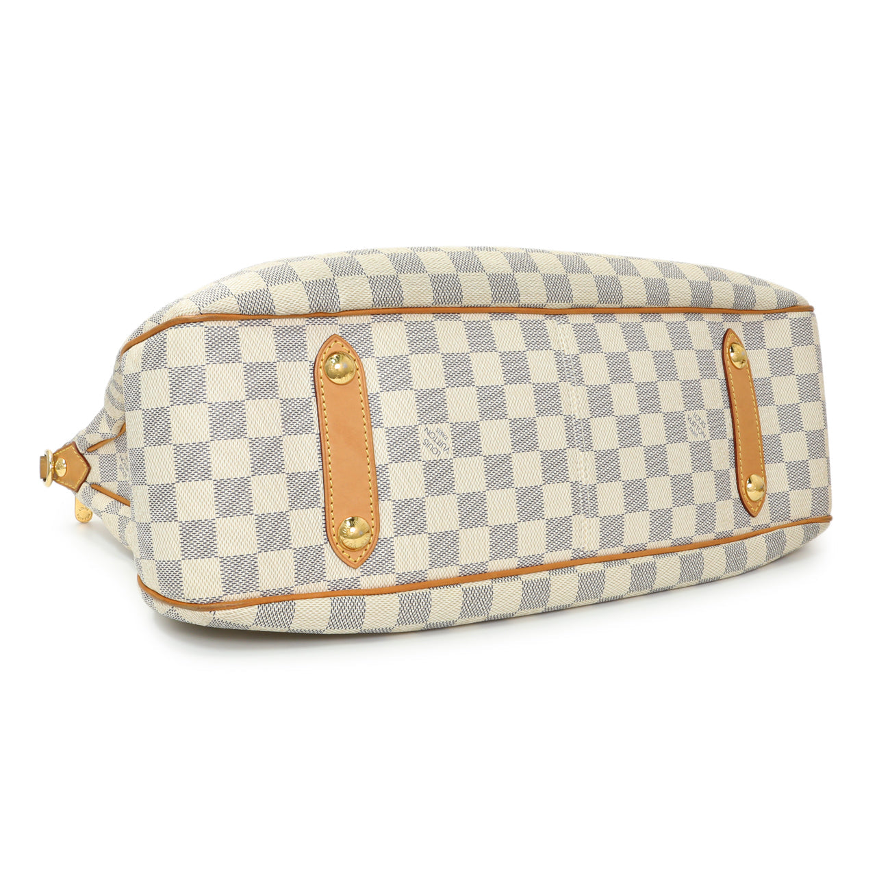 Exclusive Louis Vuitton Damier Azur Siracusa GM — Back View