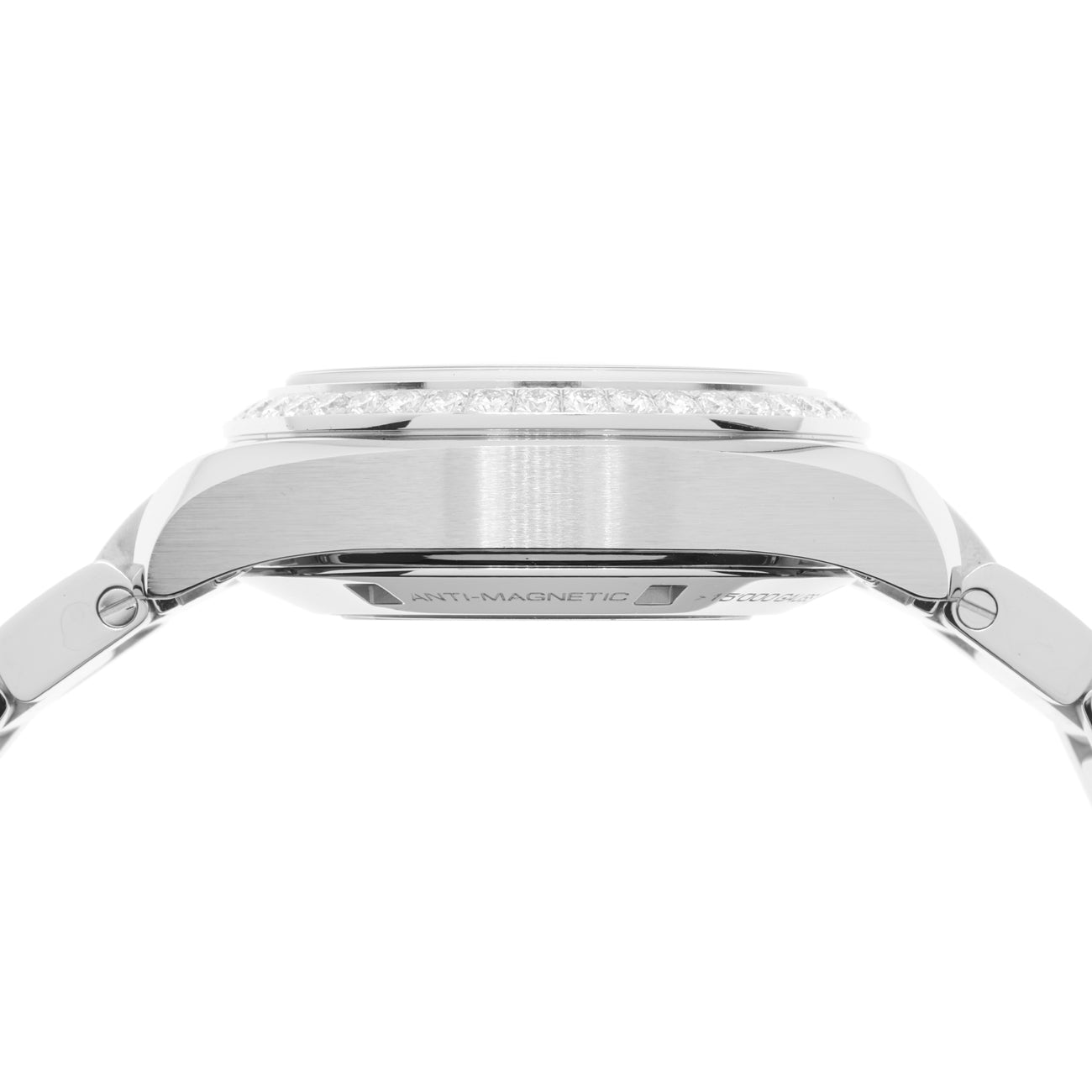 Exclusive Omega Stainless Steel Diamond Seamaster Aqua Terra 231.15.34.20.57.001 — Back View