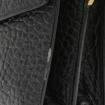 Exclusive Prada Black Calfskin Berlino Sound Semitracolla Bag — Alternate View 12