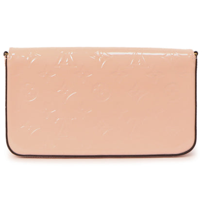 Exclusive Louis Vuitton Rose Ballerine Vernis Pochette  Felicie — Back View