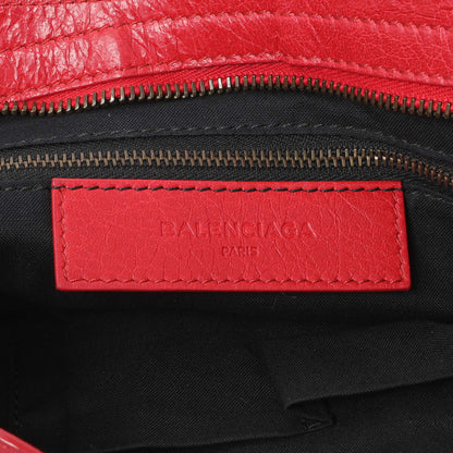Exclusive Balenciaga Red Agneau Classic Hardware S City — Alternate View 9