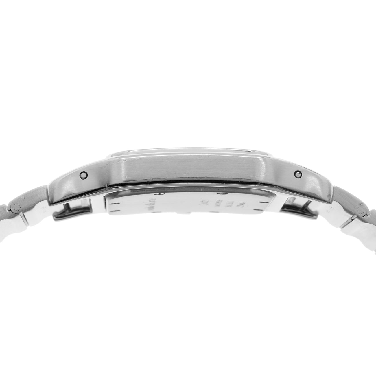 Exclusive Cartier Stainless Steel Santos Galbee Quartz 987901 — Back View