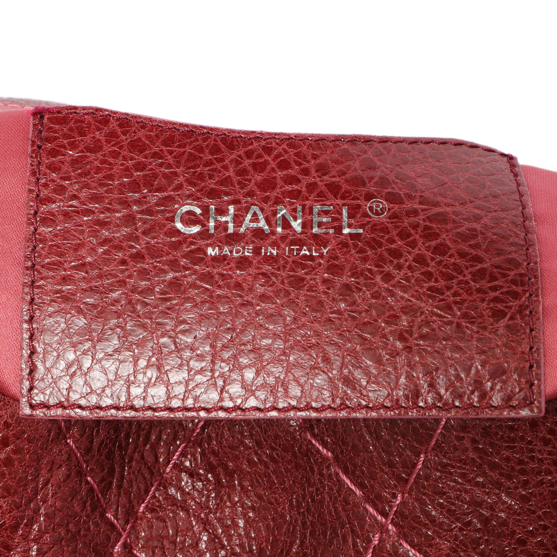Exclusive Chanel Burgundy Glazed Calfskin On The Road Flap — Alternate View 9