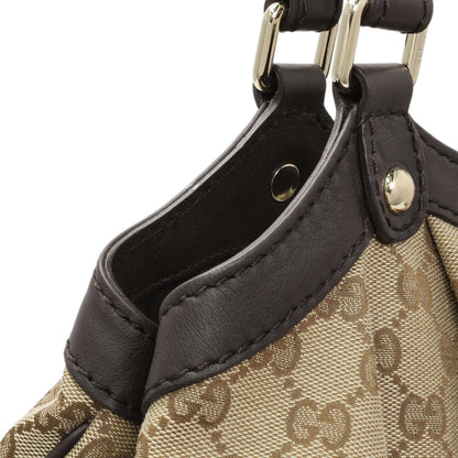 Exclusive Gucci Brown Monogram Medium Sukey — Alternate View 11