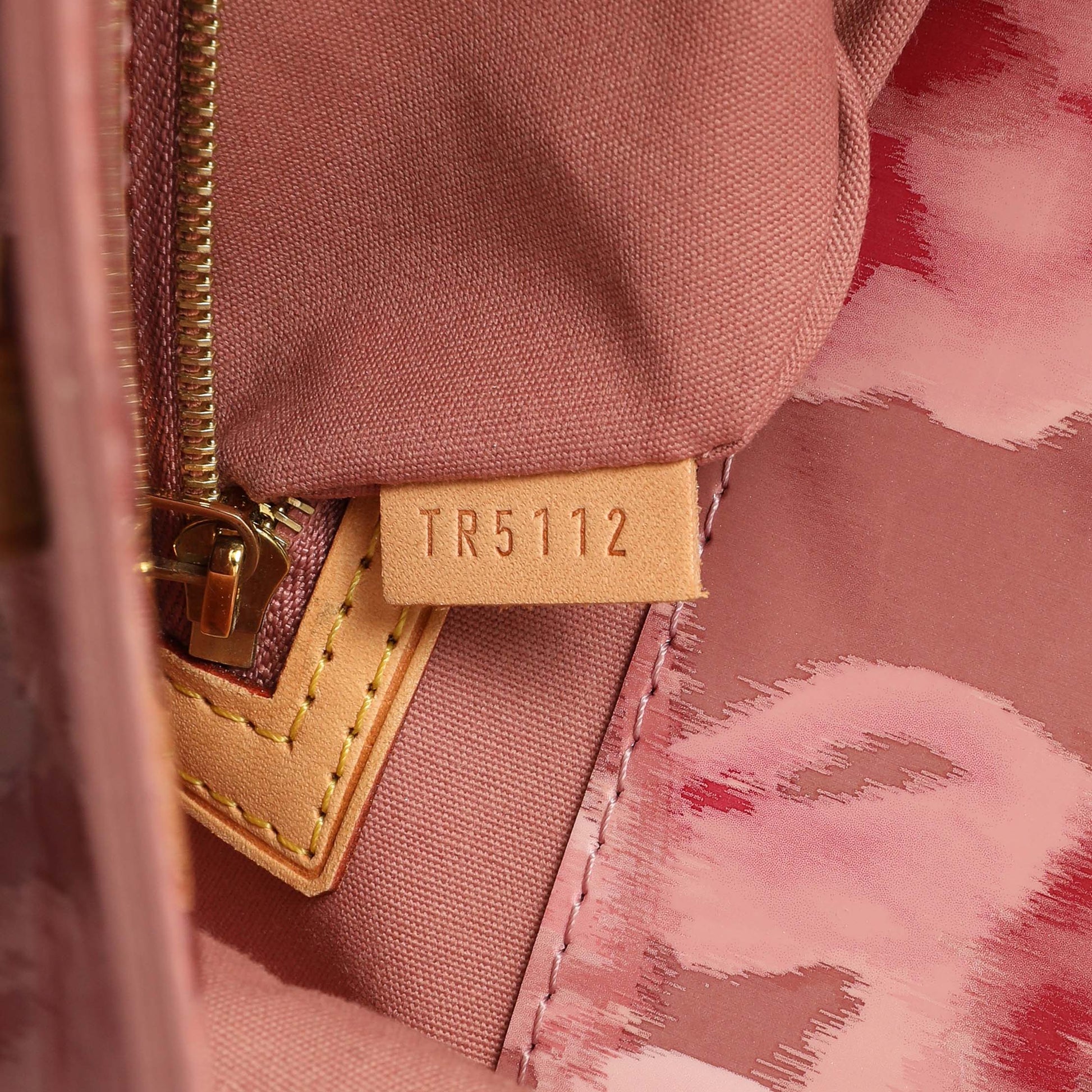 Exclusive Louis Vuitton Rose Velours Vernis Ikat Catalina Tote — Lifestyle View