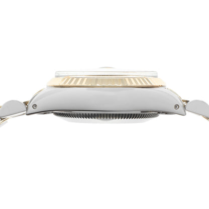 Exclusive Rolex 18K Yellow Gold Stainless Steel Oyster Perpetual Date 6917 — Back View