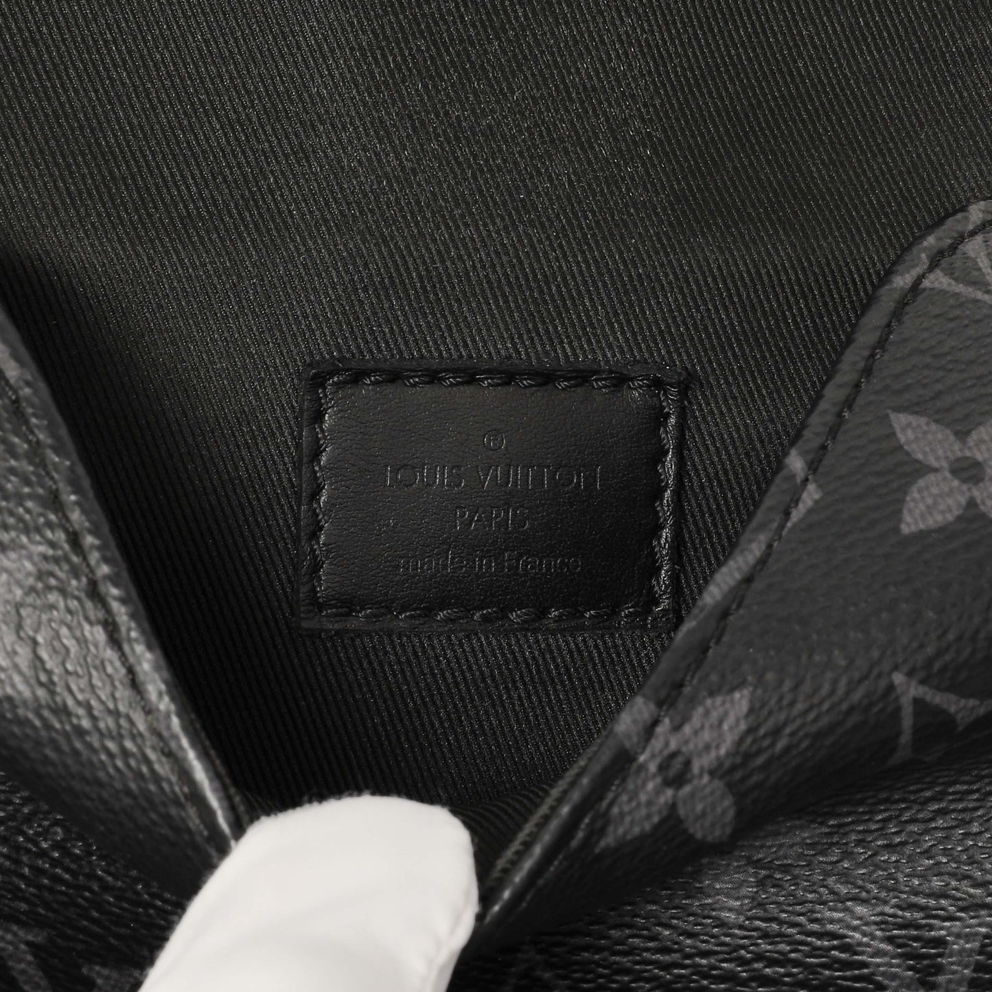 Exclusive Louis Vuitton Monogram Eclipse Saumur Slingbag — Alternate View 9