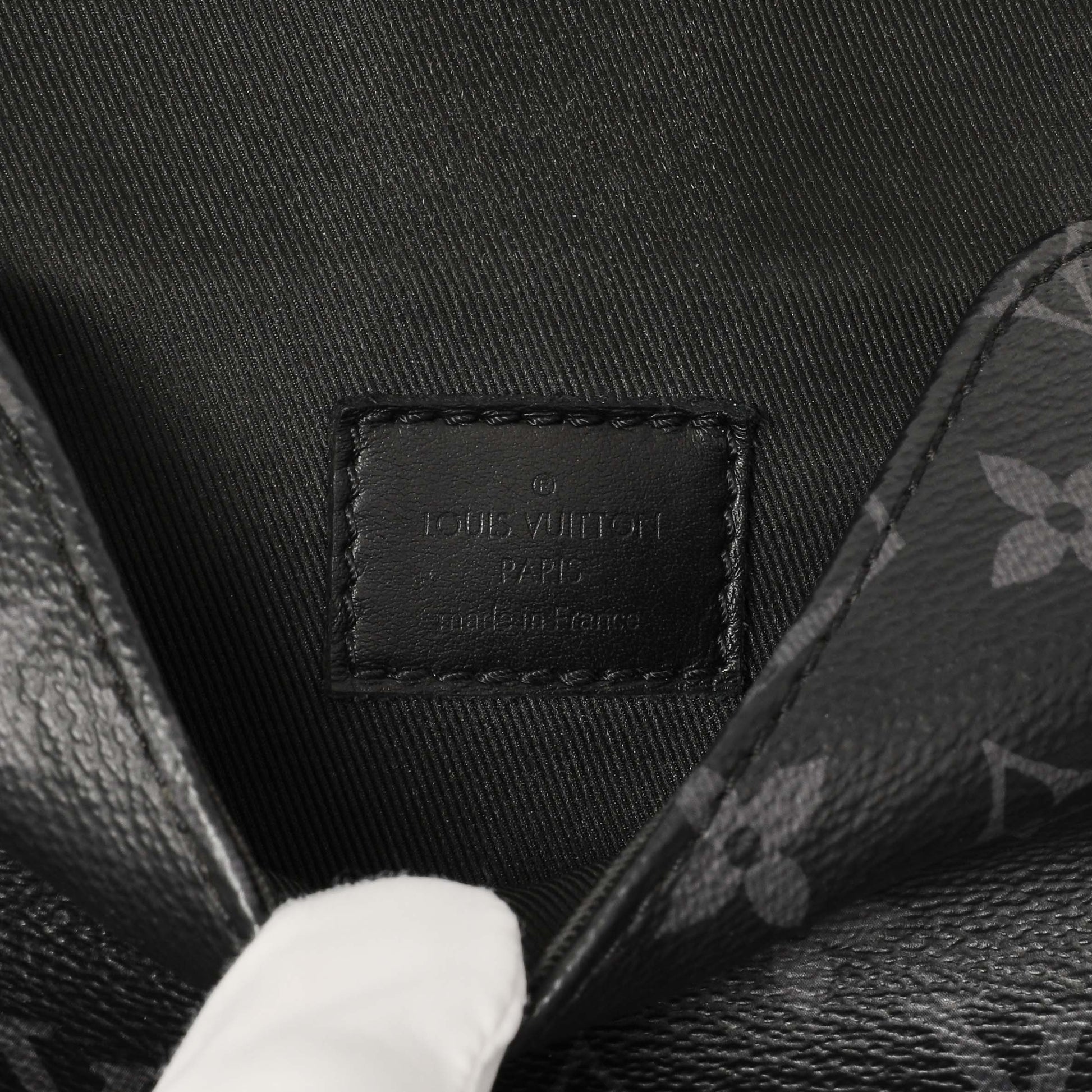 Exclusive Louis Vuitton Monogram Eclipse Saumur Slingbag — Alternate View 9