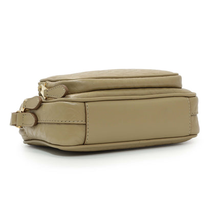 Exclusive Burberry Monogram Embossed Calfskin Camera Chain Bag — Back View