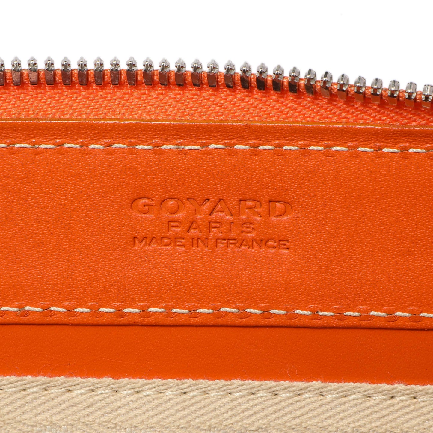Exclusive Goyard Orange Goyardine Sac Marie Galante GM — Alternate View 10