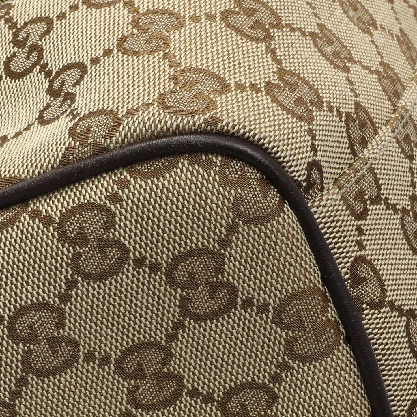 Exclusive Gucci Brown Monogram Medium Sukey — Lifestyle View
