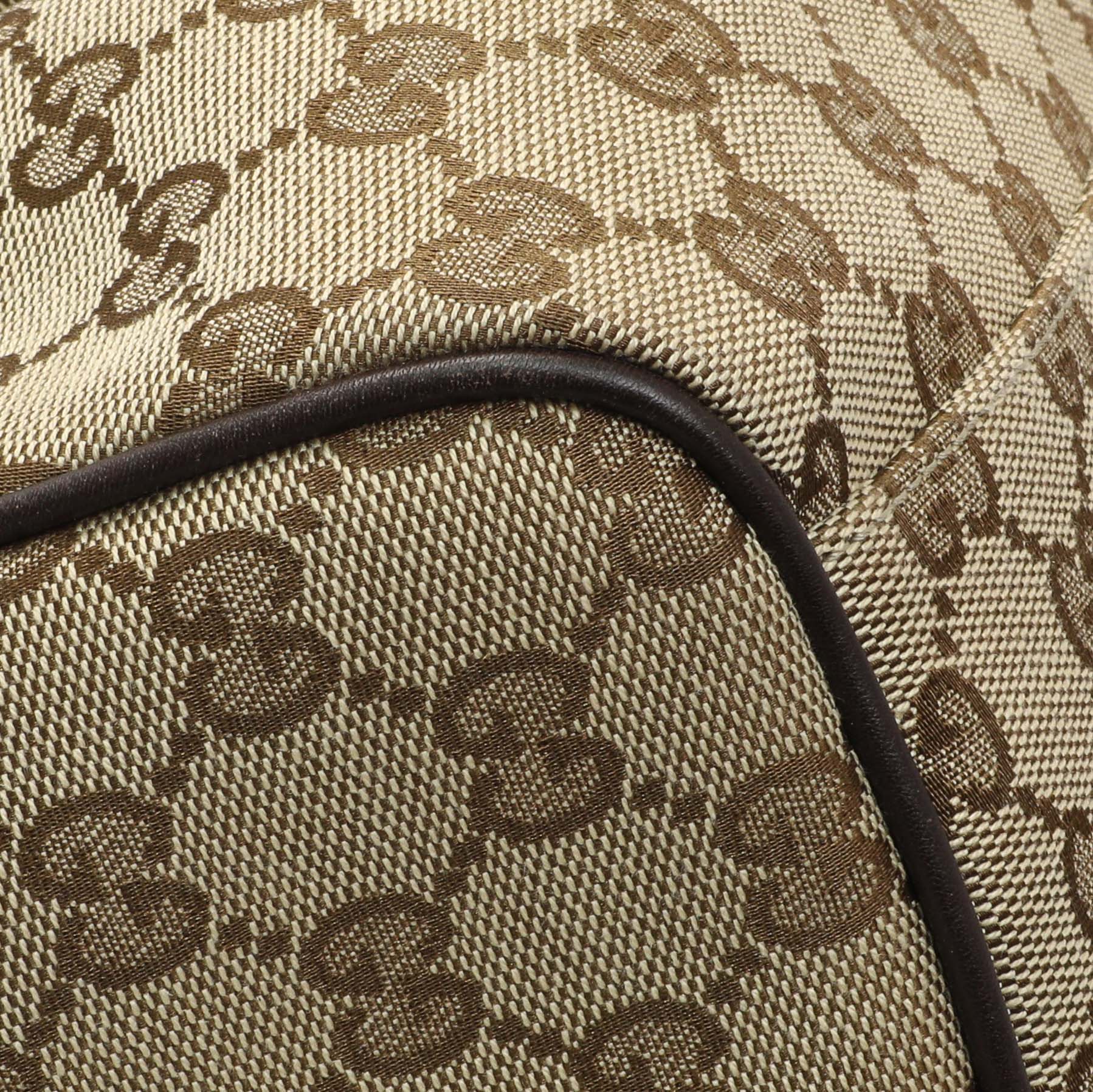 Exclusive Gucci Brown Monogram Medium Sukey — Lifestyle View