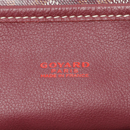 Exclusive Goyard Burgundy Goyardine Reversible Mini Anjou — Alternate View 9