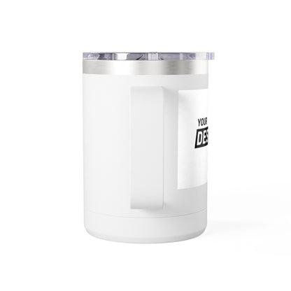 15oz Insulated Coffee Tumbler Mug – Stainless Travel Mug with Handle