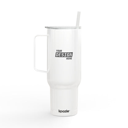 40oz Insulated Tumbler with Lid & Straw — Engraved Travel Mug