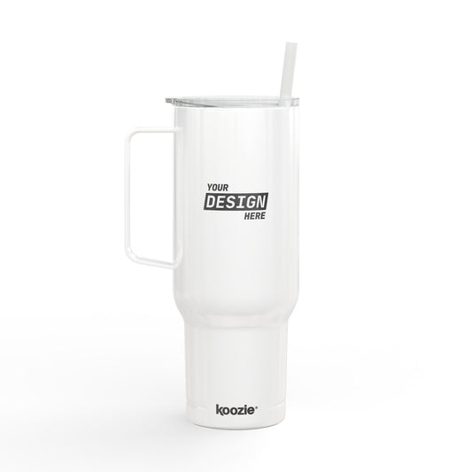 40oz Insulated Tumbler with Lid & Straw — Engraved Travel Mug