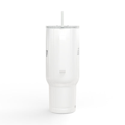40oz Insulated Tumbler with Lid & Straw — Engraved Travel Mug