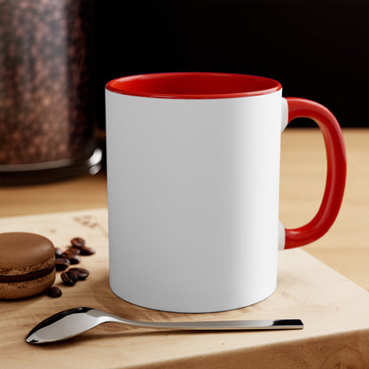 Accent Mug — Customizable Pink Interior Coffee Cup | Your Design Here