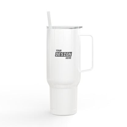 40oz Insulated Tumbler with Lid & Straw — Engraved Travel Mug