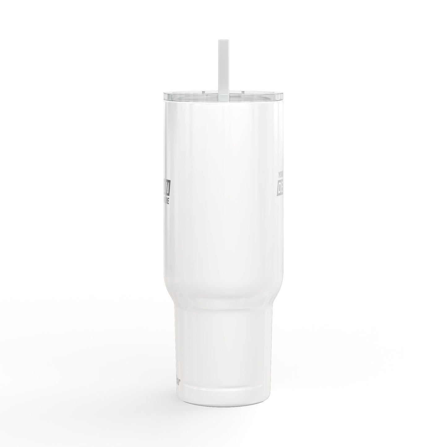 40oz Insulated Tumbler with Lid & Straw — Engraved Travel Mug