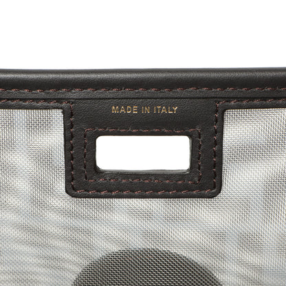 Exclusive Fendi Mesh Vitello Century FF 1974 Mini Peekaboo Defender Cover — Detail View