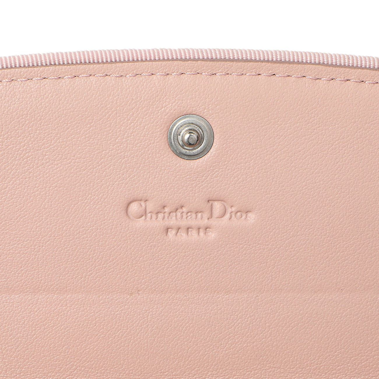 Exclusive Christian Dior Pink Monogram Chain Wallet — Alternate View 10