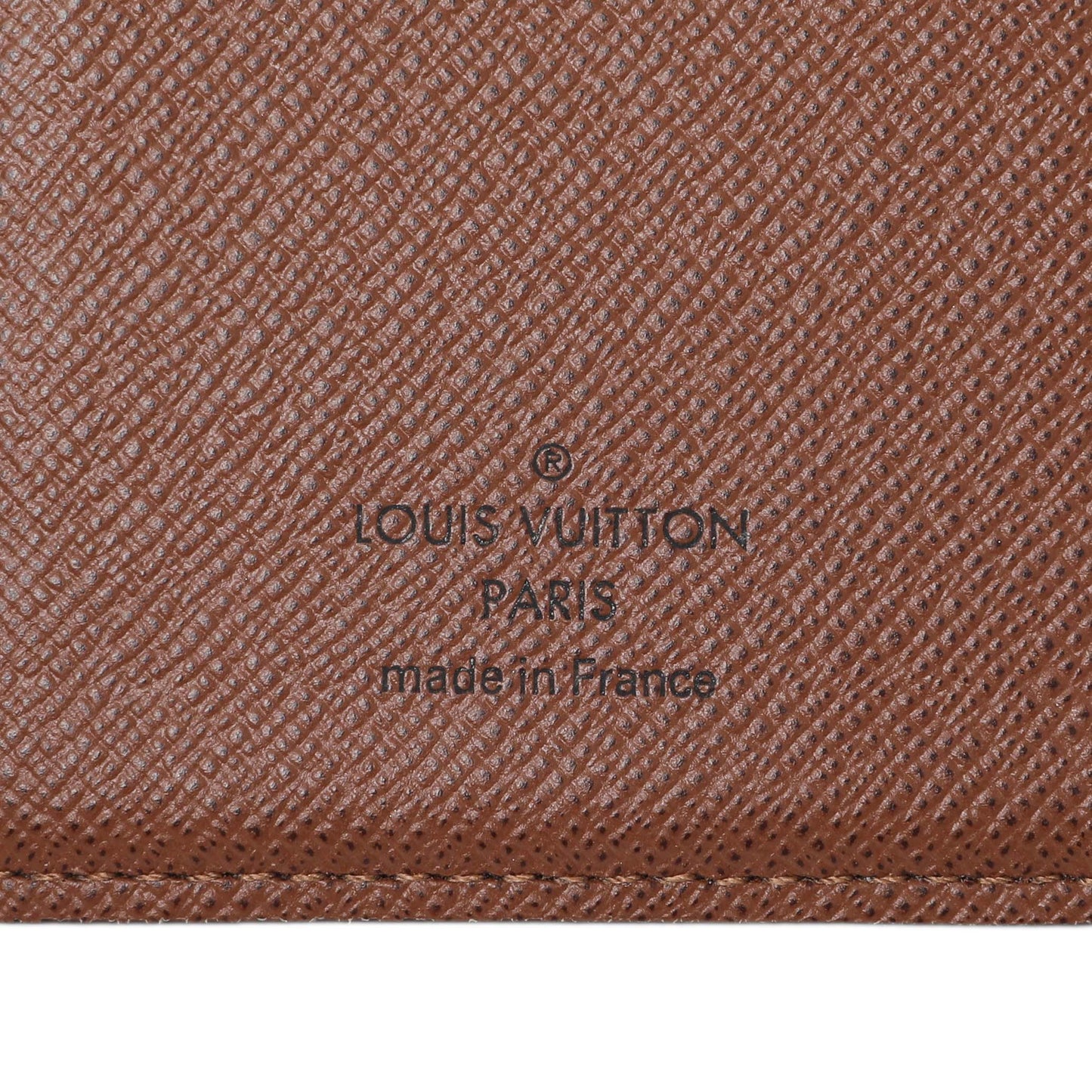 Exclusive Louis Vuitton Monogram Small Ring Agenda Cover — Detail View