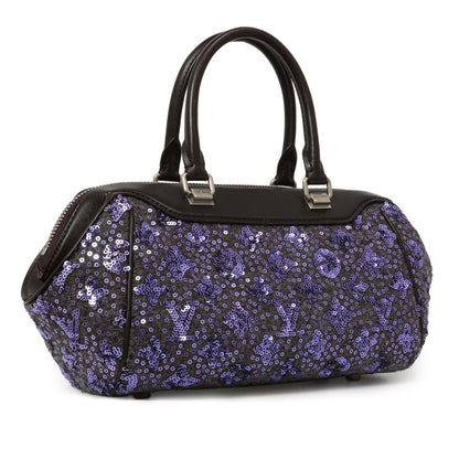 Exclusive Louis Vuitton Purple Sequin Monogram Sunshine Express Baby — Side View