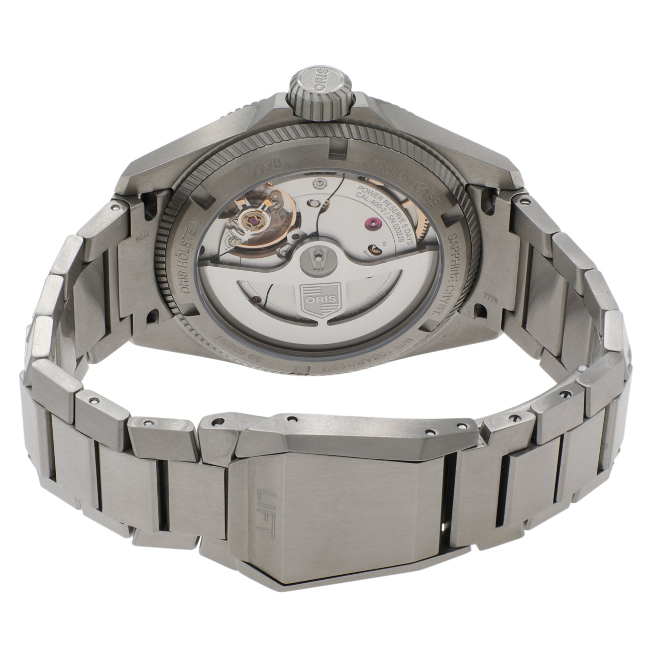 Exclusive Oris Titanium ProPilot X 01 400 7778 7155 — Side View