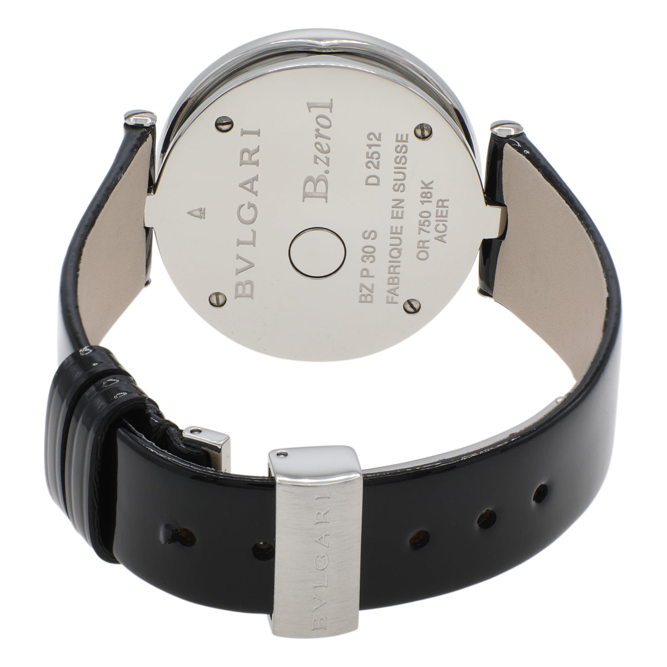 Exclusive Bulgari Stainless Steel B.Zero1 Quartz Watch — Side View